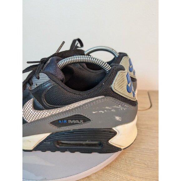 Nike Air Max 90 Mens Size 9 Blue Black Leather Men’s Trainers Gym Shoe main image 8